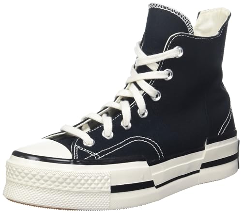CONVERSE Damen Chuck 70 Plus Canvas Low-top, Schwarz, 39 EU von CONVERSE