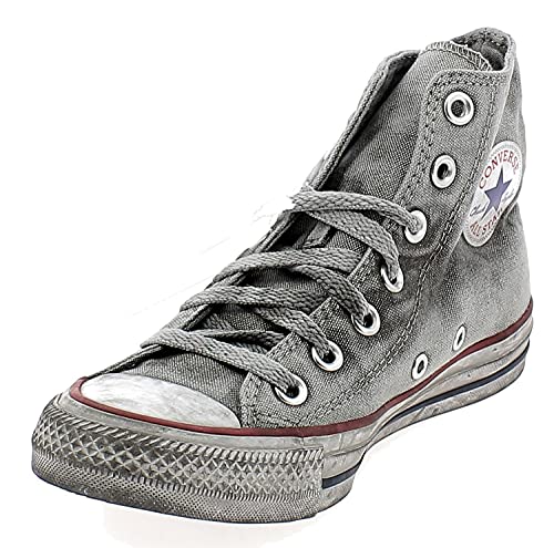 CONVERSE Herren Chuck Taylor All Star Canvas LTD Sneaker, Gray/Gray/White, 35 EU von Converse