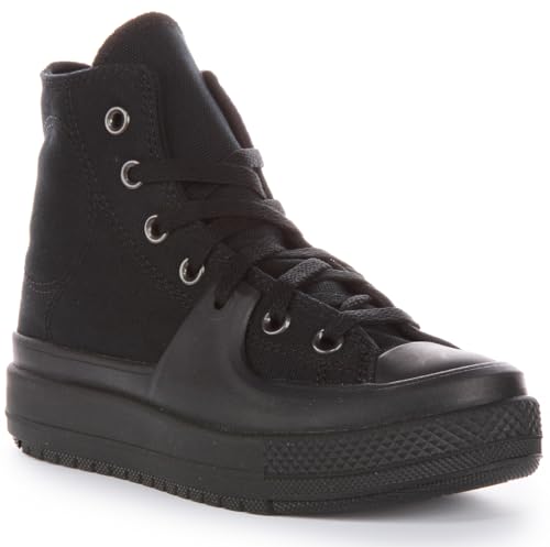 CONVERSE Herren Chuck Taylor All Star Construct Mono Leather Sneaker, Schwarz, 37.5 EU von CONVERSE