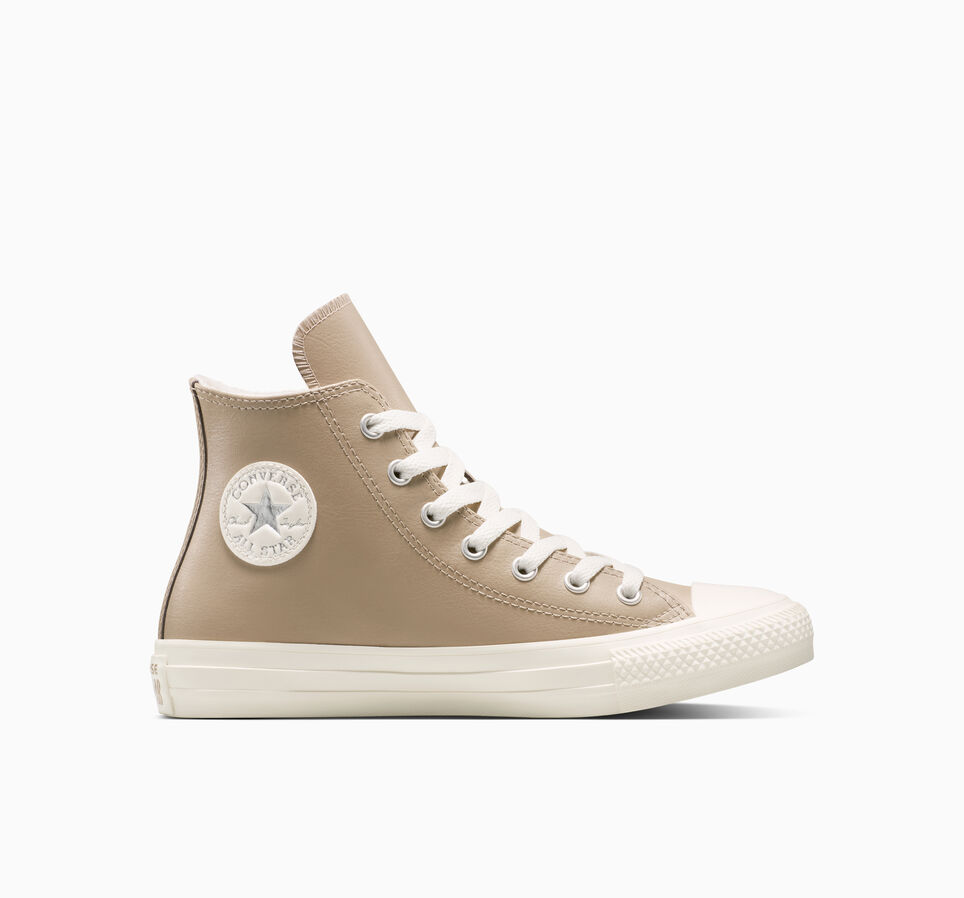 Chuck Taylor All Star Leather + Fuzzy-Lining von Converse