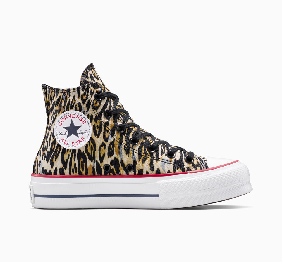 Chuck Taylor All Star Lift Platform Leopard von Converse