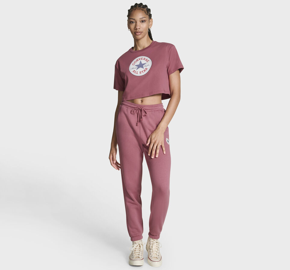 Chuck Taylor All Star Patch Cropped T-Shirt von Converse