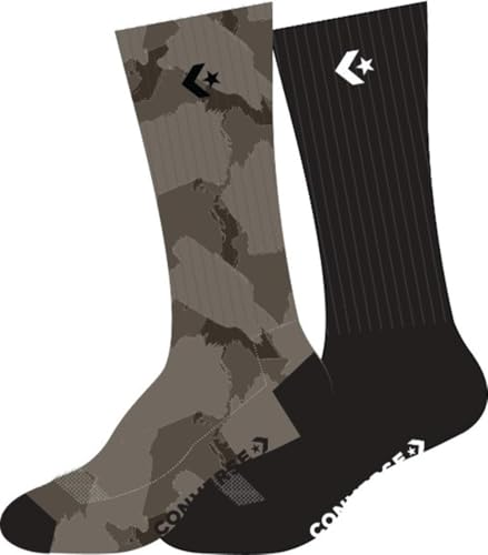 Converse 3PP MEN CLASSIC STAR CHEVRON CREW, HALF CUSHION E1303A - MULTI CAMO BLACK WHITE 39-42, E1303b Multi Camo Black Black, 43-46 von Converse