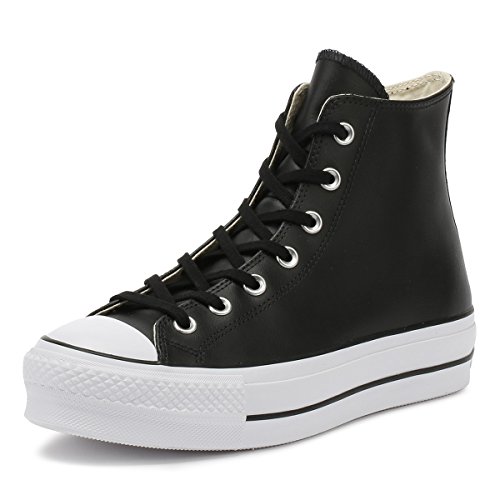 Converse 561675C All Star Leather Platform Black Gr. 42 von Converse