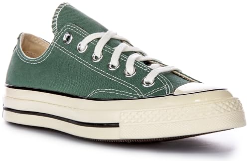 Converse A06524C Herren Chuck 70 Vintage Canvas Low Pr Sneaker, Grün , 8.5 Women/6.5 Men von Converse