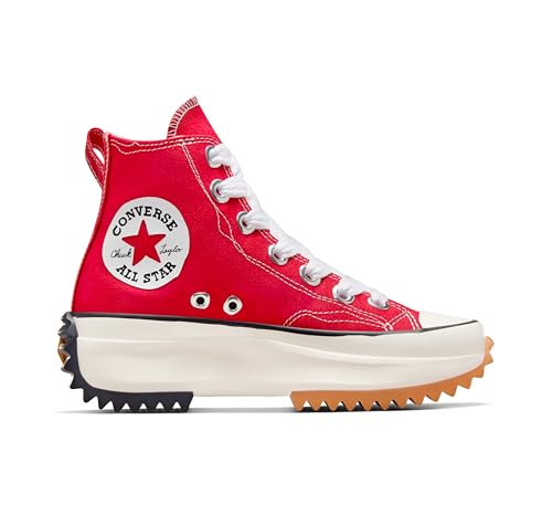 Converse A10421C Herren Run Star Hike Hi Platform FLC Sneaker, rot / weiß, 6.5 Women/4.5 Men von Converse