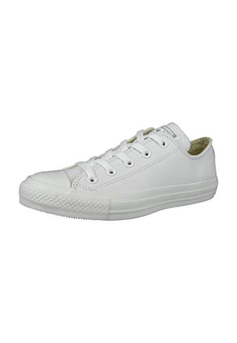 Converse Chucks Taylor All Star Low Leder 136823C (weiß Mono) Schuhgröße EUR 46 von Converse