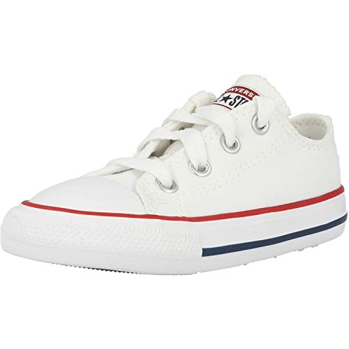 Converse All Star Ox Optical White Kinderschuhe Weiss Textil 7J256C 26 EU von Converse