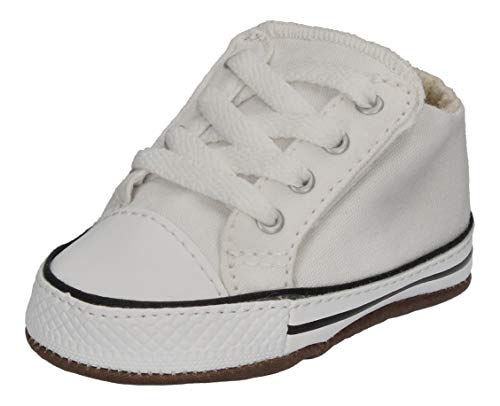 Converse Baby Chucks Weiss Chuck Taylor All Star White Natural Ivory White, Groesse:17 EU von Converse