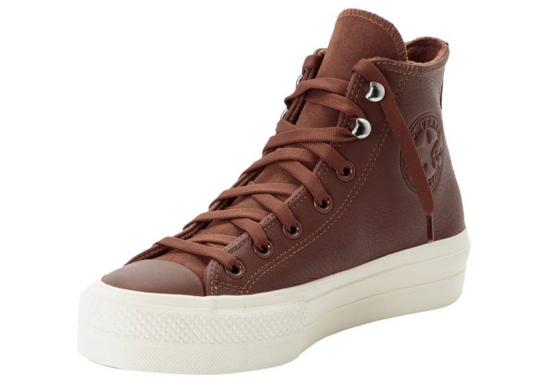 Converse CHUCK TAYLOR ALL STAR LIFT PLATFORM WATER REPELLENT LEATHER Sneaker von Converse
