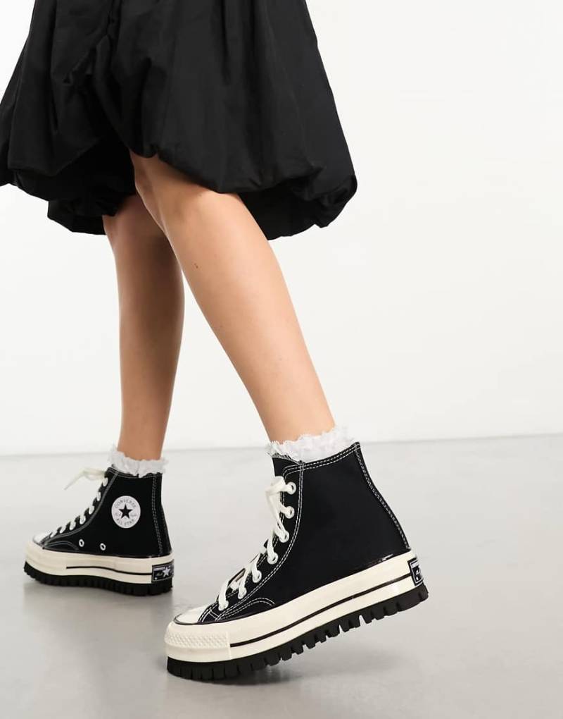 Converse - CT70 Trek Hi - Sneaker in Schwarz von Converse