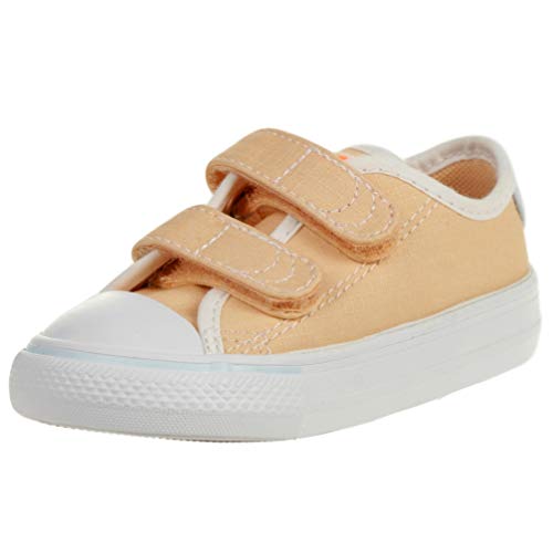 Converse CTAS 2V OX Seasonal Color Easy-On Kinder Chuck Taylor All Star Sneaker 767776C Orange, Schuhgröße:22 EU von Converse