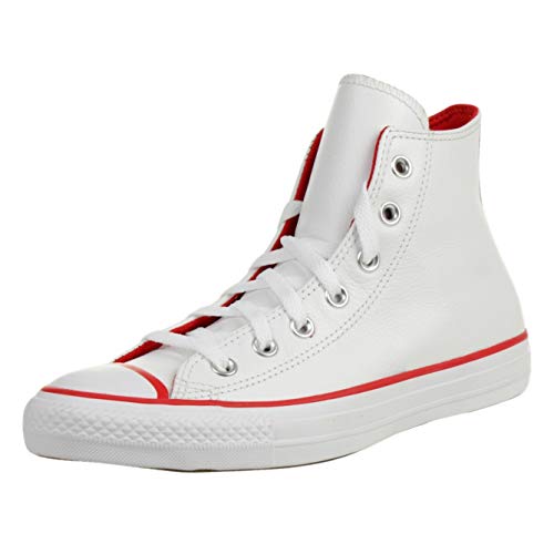 Converse CTAS HI Unisex Leder Sneaker Chuck 166729C Weiß, Schuhgröße:37.5 EU von Converse