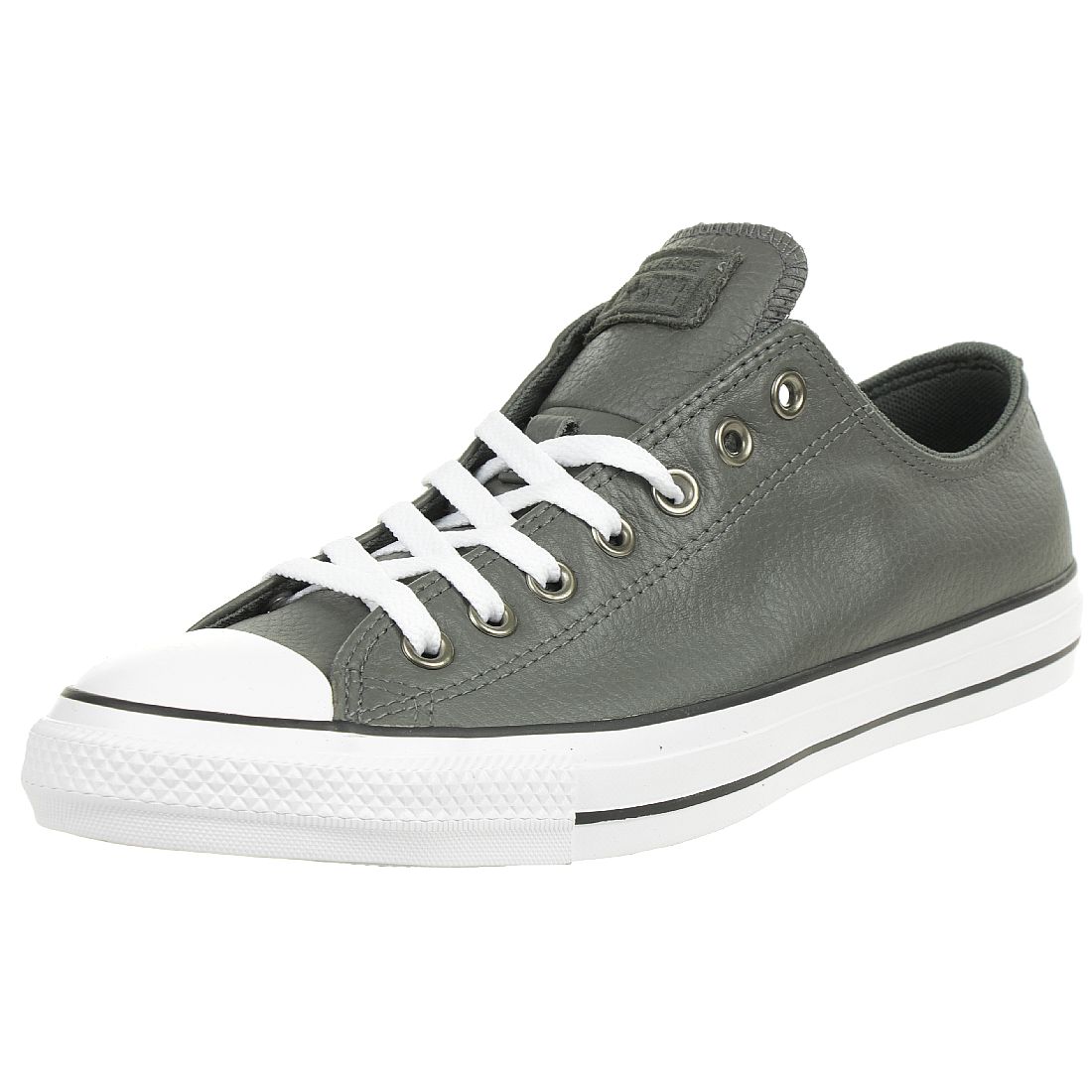 Converse CTAS OX Chuck Schuhe Leder Sneaker Carbon Grau 165193C von Converse