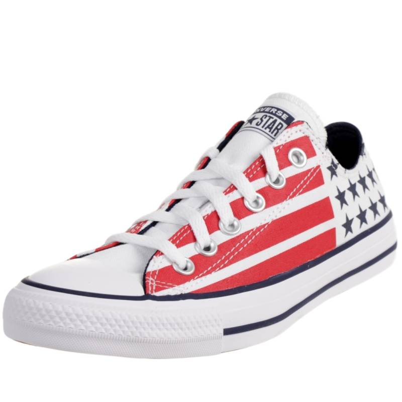 Converse CTAS OX "Stars & Stripes" Sneaker Canvas Schuhe Unisex 167838C von Converse