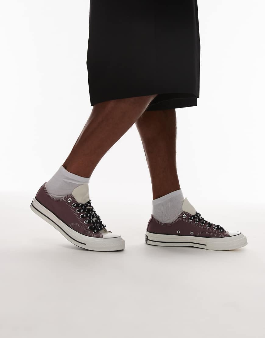 Converse - Chuck 70 All Star Hi - Unisex-Sneaker mit schwarzen Yin-Yang-Schnürsenkeln von Converse