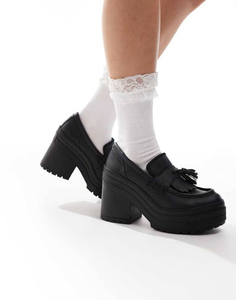 Converse - Chuck 70 De Luxe - Loafer in Schwarz mit Absatz von Converse