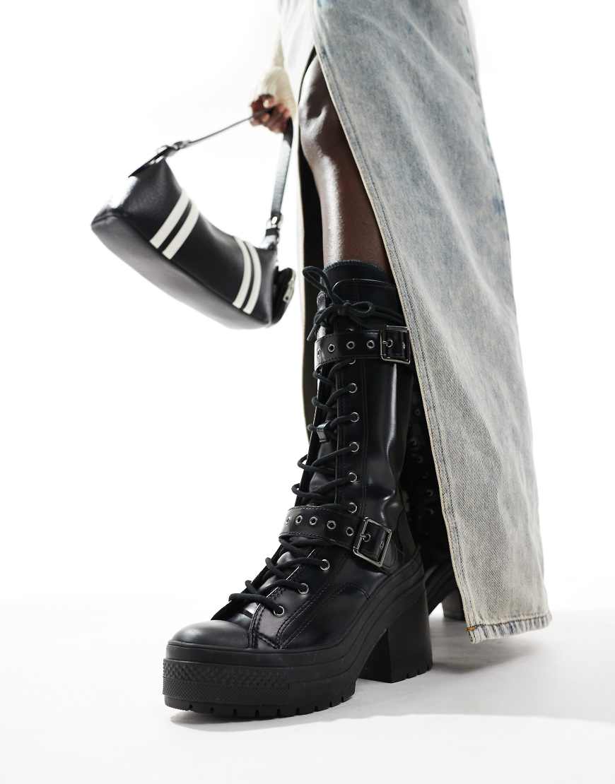Converse - Chuck 70 De Luxe - Stiefel in Schwarz mit Absatz von Converse