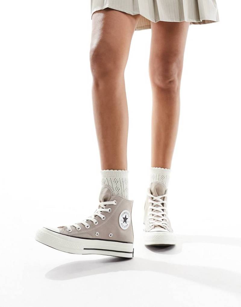 Converse - Chuck 70 Hi - Hohe Sneaker in Khaki-Braun von Converse