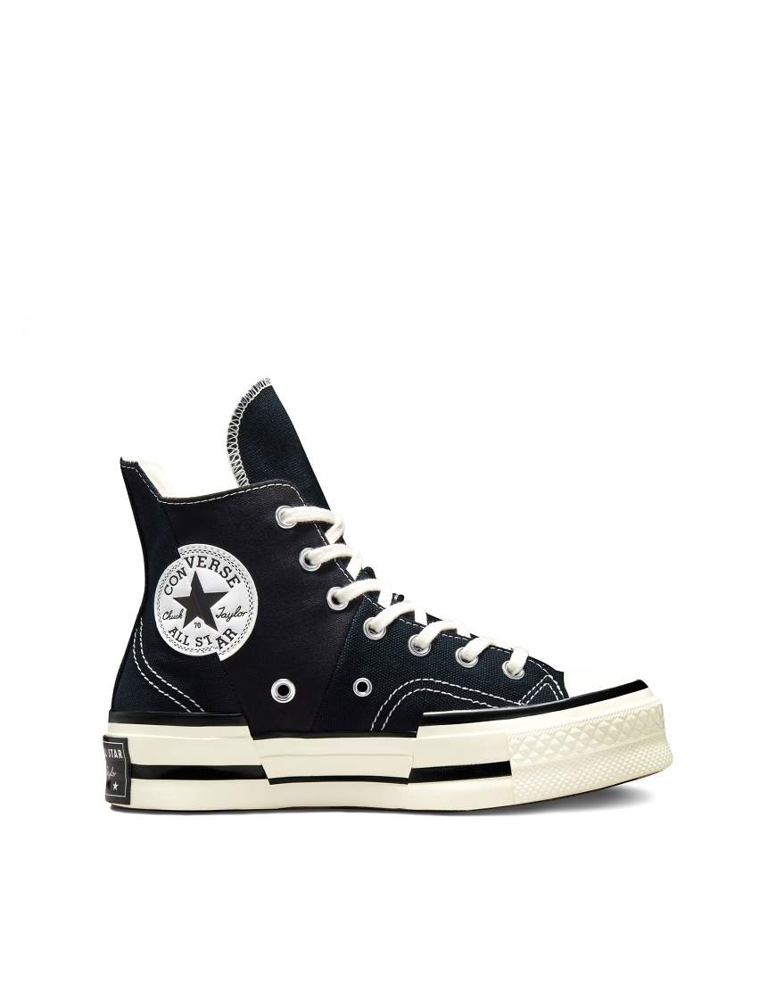 Converse - Chuck 70 Hi Plus - Knöchelhohe Sneaker in Schwarz von Converse
