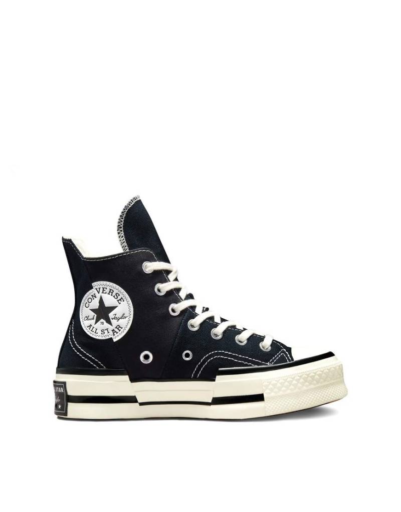 Converse - Chuck 70 Hi Plus - Knöchelhohe Sneaker in Schwarz von Converse