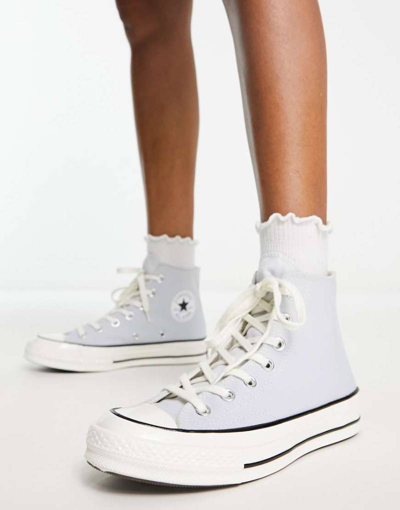 Converse - Chuck 70 Hi - Sneaker in Graublau von Converse