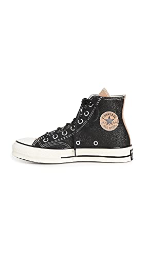 Converse Chuck 70 High Top Herren Fire Pit/Egret/Black Sneaker, Schwarz Gold Egret Glitter, 36 EU von Converse