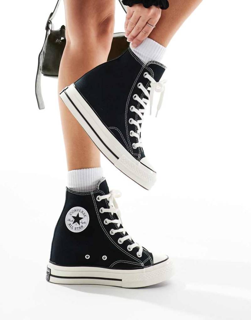 Converse - Chuck 70 - Sneaker in Schwarz mit Keilabsatz von Converse