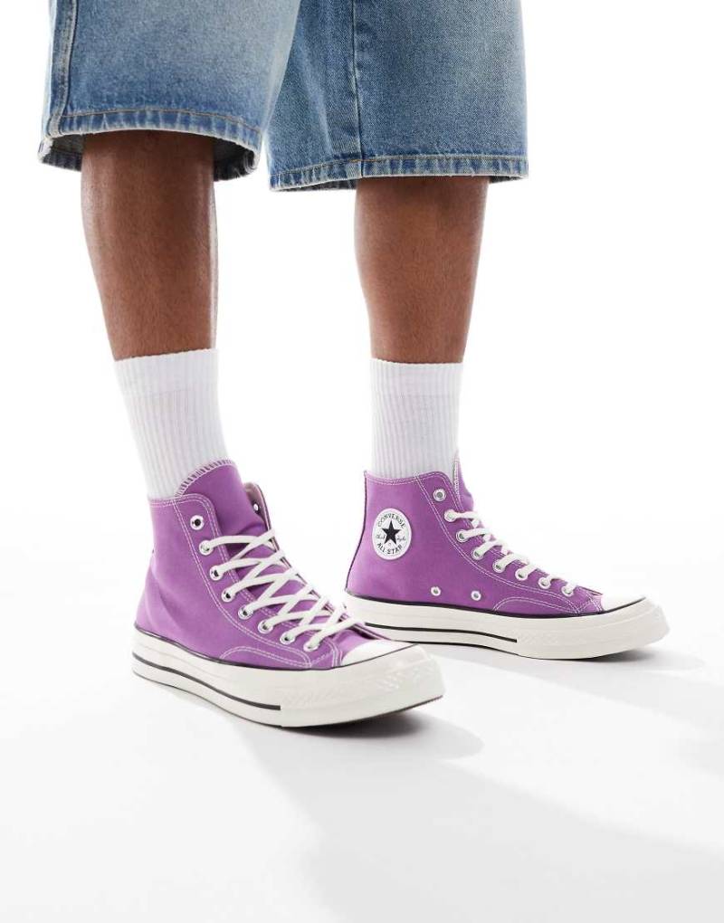 Converse Chuck - 70s Hi - Sneaker in Lila von Converse