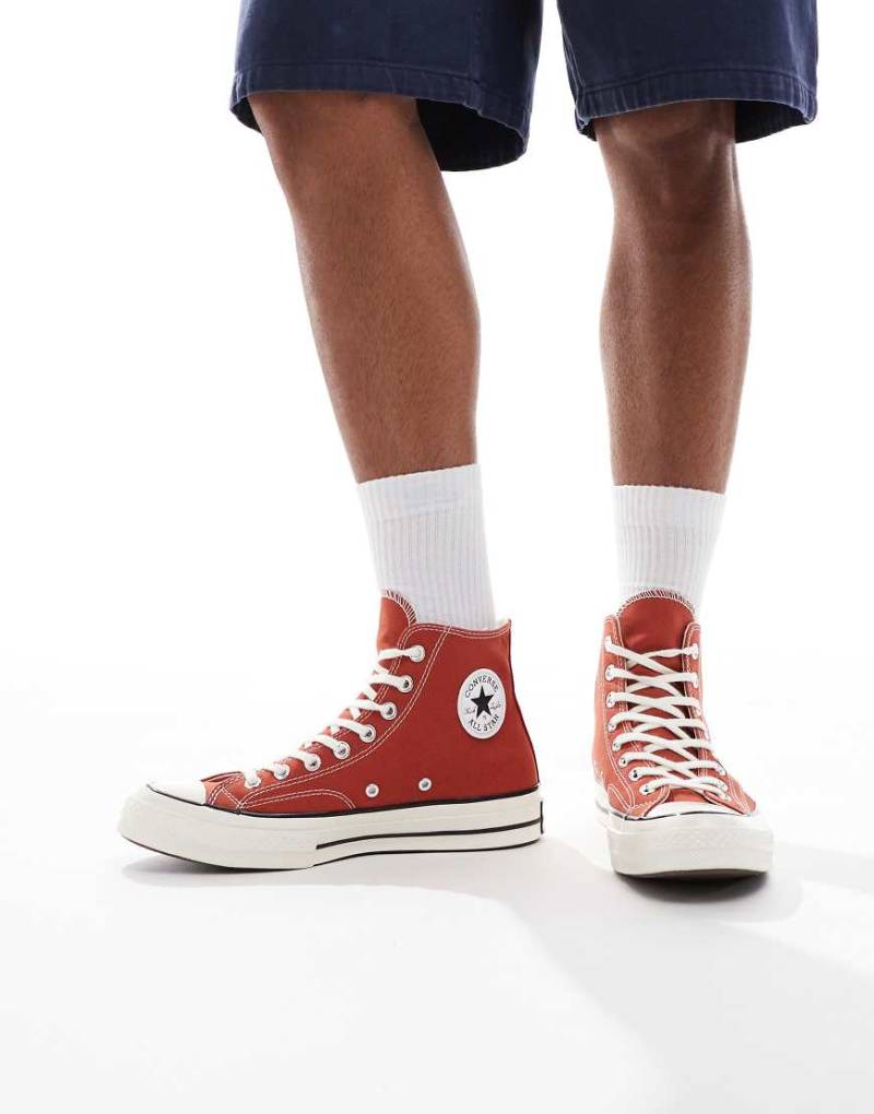Converse - Chuck 70s Hi - Sneaker in Orange-Braun von Converse