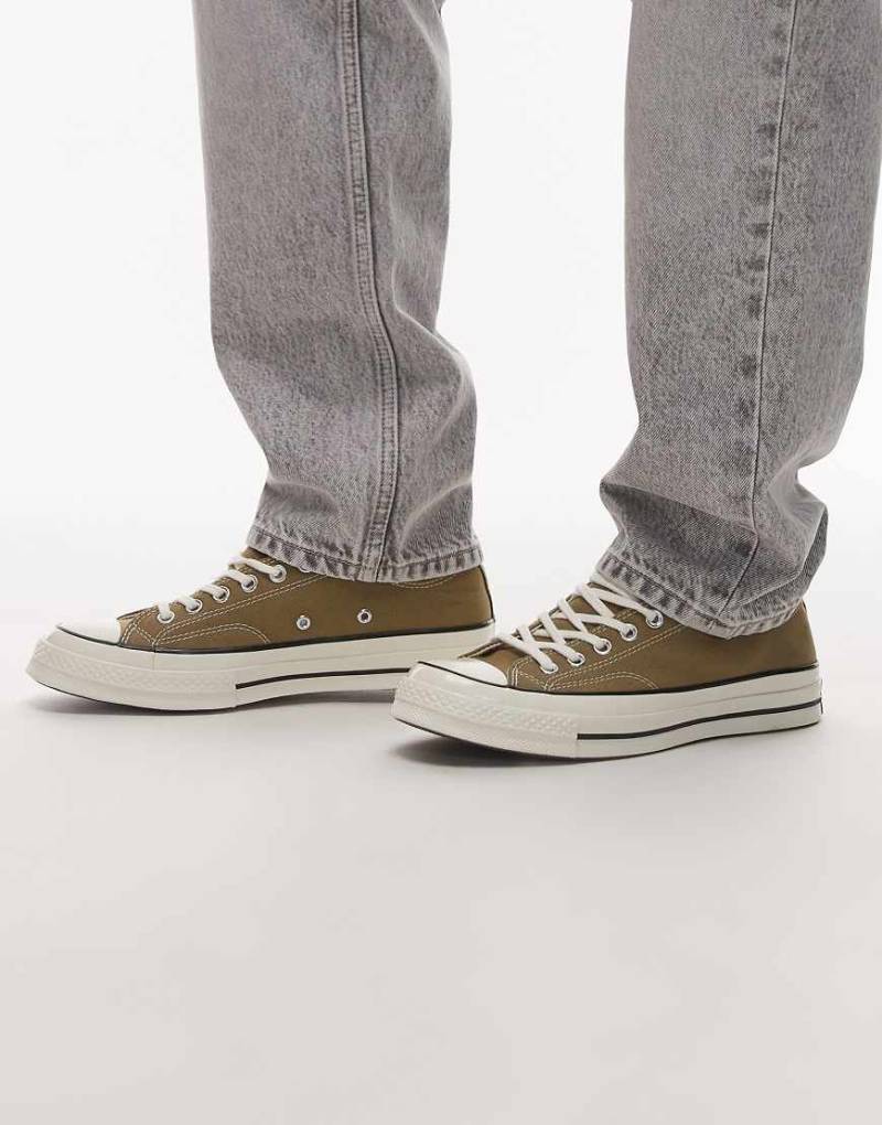 Converse - Chuck 70s Ox - Sneaker in Khaki-Grün von Converse