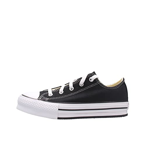 Converse Chuck Taylor All Star Eva Lift Canvas Platform Sneaker, Black/White/Black, 31 EU von Converse