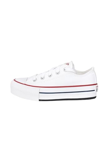 Converse Chuck Taylor All Star Eva Lift Canvas Platform Sneaker, White Garnet Navy, 33 EU von Converse