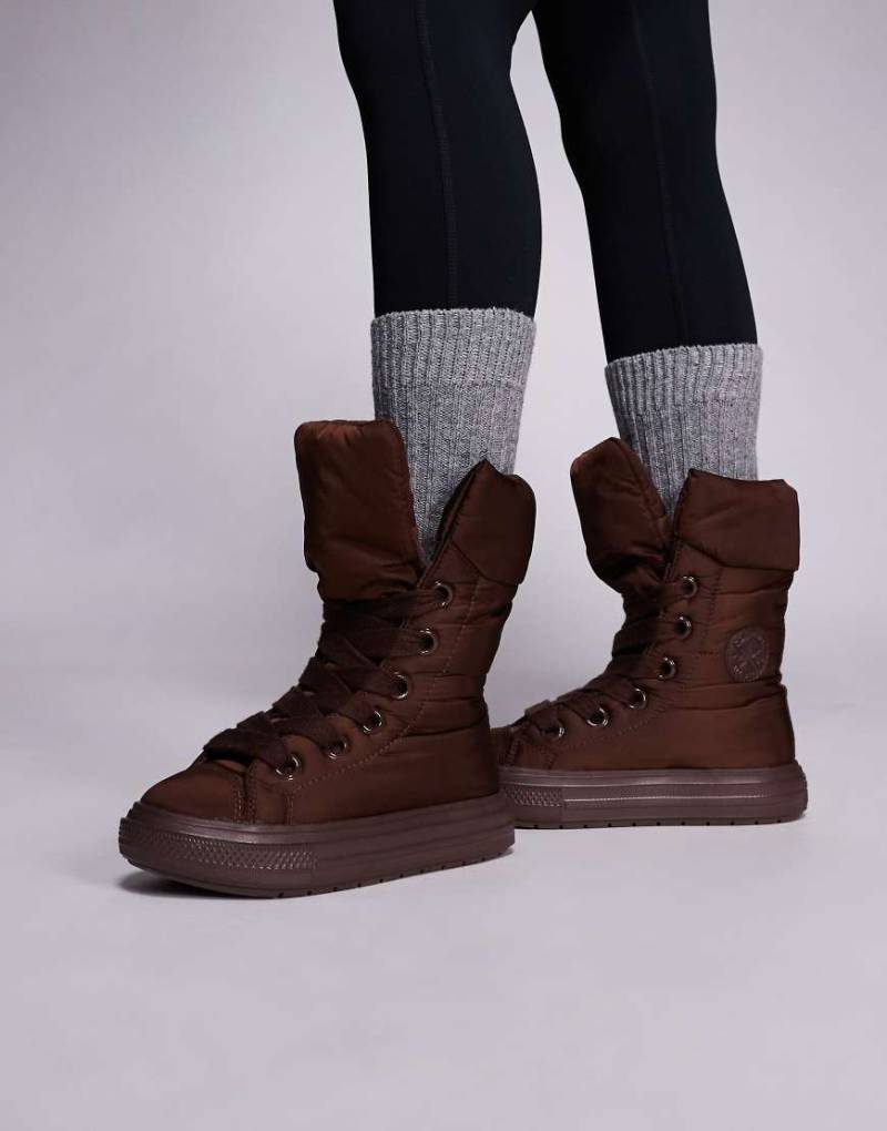 Converse - Chuck Taylor All Star Hi Elements - Stiefel in Braun-Brown von Converse