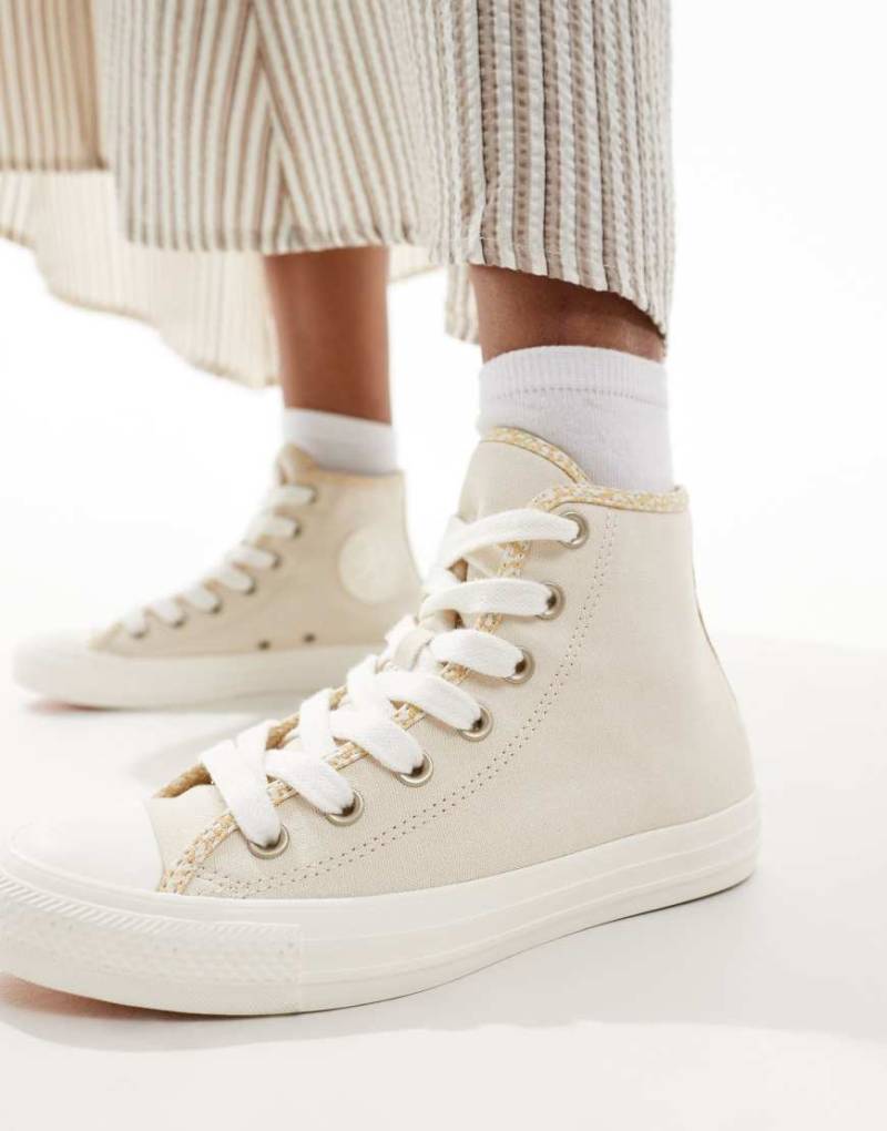 Converse - Chuck Taylor All Star Hi - Sneaker in Elfenbein-Bunt von Converse