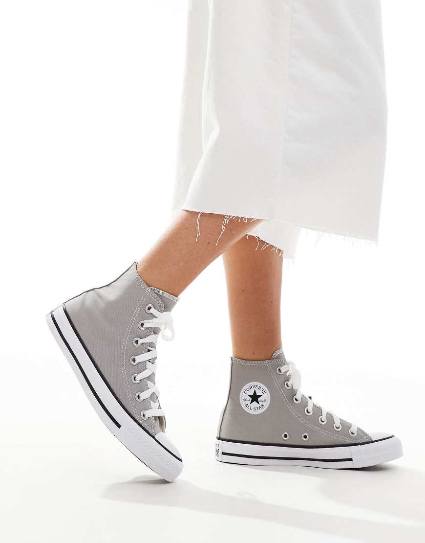 Converse - Chuck Taylor All Star Hi - Sneaker in Grau von Converse