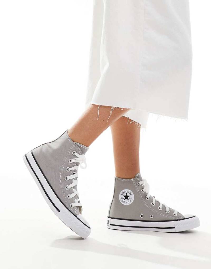 Converse - Chuck Taylor All Star Hi - Sneaker in Grau von Converse