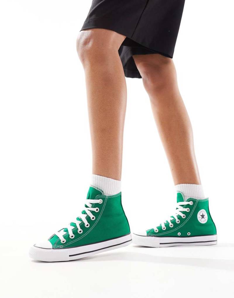 Converse - Chuck Taylor All Star Hi - Sneaker in Grün von Converse