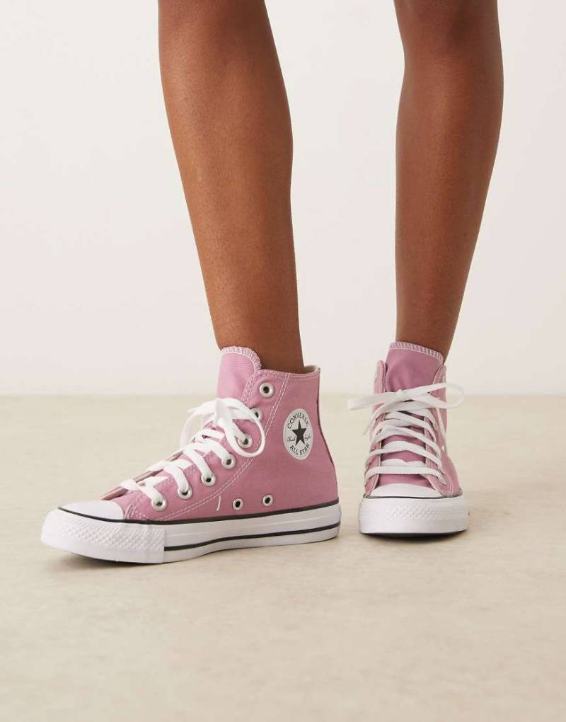 Converse - Chuck Taylor All Star Hi - Sneaker in Hellrosa von Converse