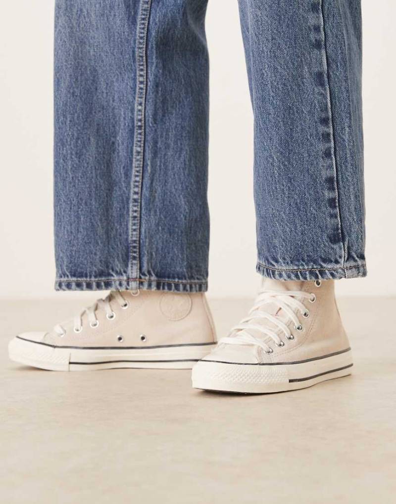 Converse - Chuck Taylor All Star Hi - Sneaker in Steinbeige-Neutral von Converse