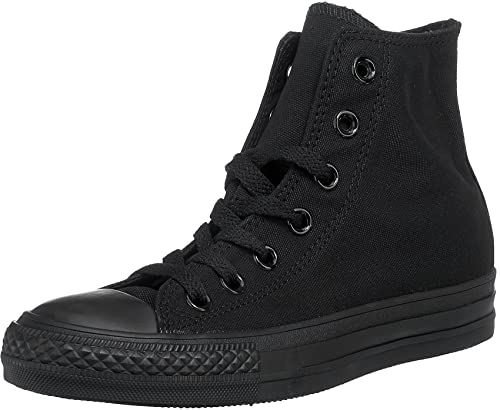 Converse Chuck Taylor All Star High Classic CTAS Hi Unisex Canvas Sneaker mit 7kmh Aufkleber Schwarz 1511 39.5 von Converse
