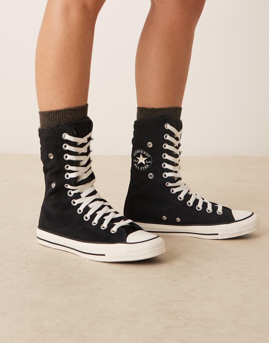 Converse - Chuck Taylor All Star - In Schwarz mit Umschlag von Converse
