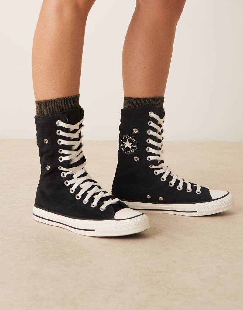 Converse - Chuck Taylor All Star - In Schwarz mit Umschlag von Converse