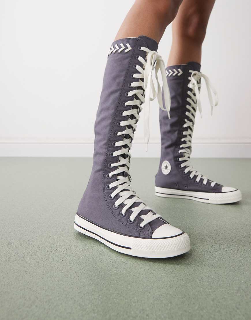 Converse - Chuck Taylor All Star - Kniehohe Sneaker in Grau Converse - Chuck Taylor All Star - Kniehohe Sneaker in Grau von Converse