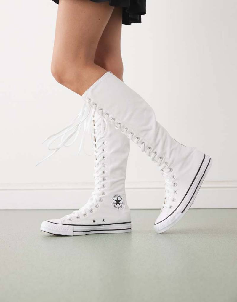 Converse - Chuck Taylor All Star Knee XX Hi - Kniehohe Sneaker in Weiß von Converse