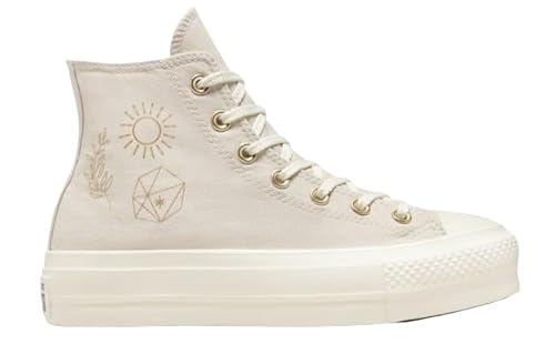 Converse Chuck Taylor All Star Lift modische Denim-Sneaker für Damen, Plateausohle, 38 EU von Converse