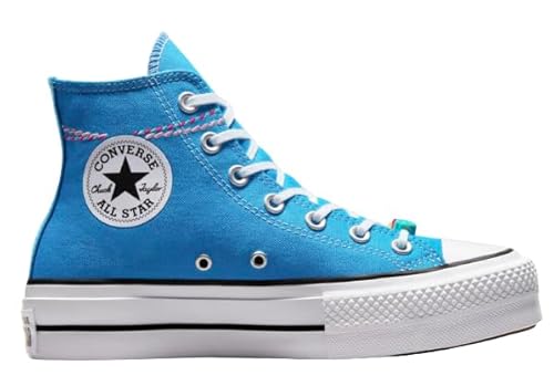 Converse Chuck Taylor All Star Lift Cozy Utility Sneaker für Damen, Zifferblatt blau/weiß, 38 EU von Converse