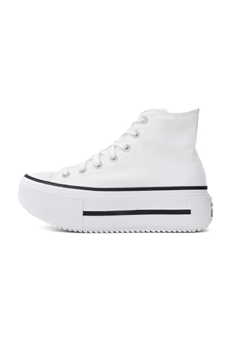 Converse Chuck Taylor All Star Lift Double Stack Platform Hi Code A12976C Weiß, Weiß, 37 EU von Converse