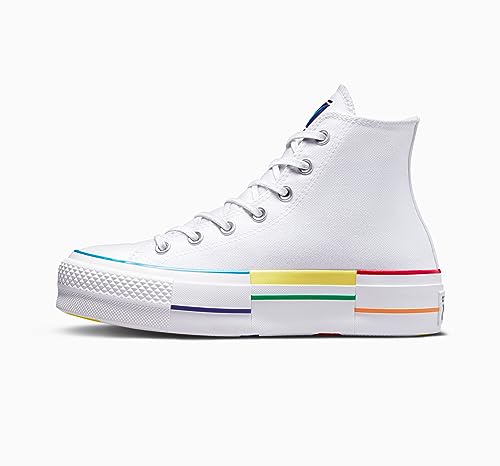 Converse Chuck Taylor All Star Lift High Top Sneaker für Damen, Prideflaghigh, 40 EU von Converse