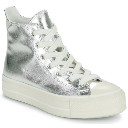Converse Chuck Taylor All Star Lift Platform METALLIC Silber 37 von Converse